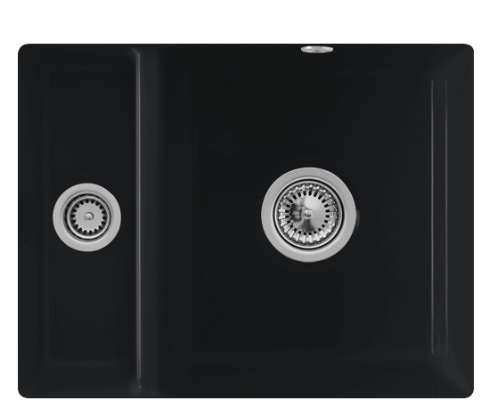 Мойка для кухни Villeroy & Boch Subway 60 XU 54,5х44 см под столешницу керамика ebony 675801S5