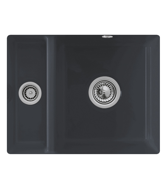 Мойка для кухни Villeroy & Boch Subway 60 XU 54,5х44 см под столешницу керамика graphite 675802i4