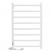 Электрический полотенцесушитель Laris ЗЕБРА АЛЬФА ЧК8 500Х800 Э (подключение слева) белый 77700073