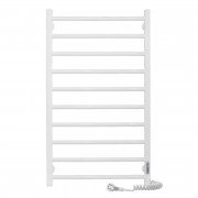 Электрический полотенцесушитель Laris ЗЕБРА АЛЬФА ЧК10 500Х900 Э (подключение справа) белый 77700066