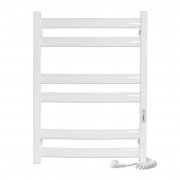 Электрический полотенцесушитель Laris ЗЕБРА АТЛАНТ ЧК6 500Х700 Э (подключение справа) белый 77700097