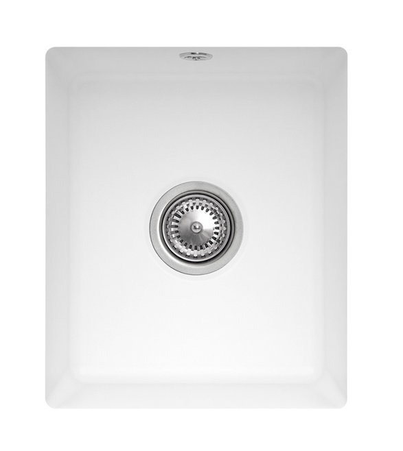 Мийка для кухні Villeroy & Boch Subway 45 SU 37,5х44 см під стільницю кераміка stone white 332401RW