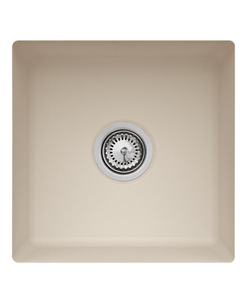 Мийка для кухні Villeroy & Boch Subway 50 SU 44х44 см під стільницю кераміка almond 332501AM