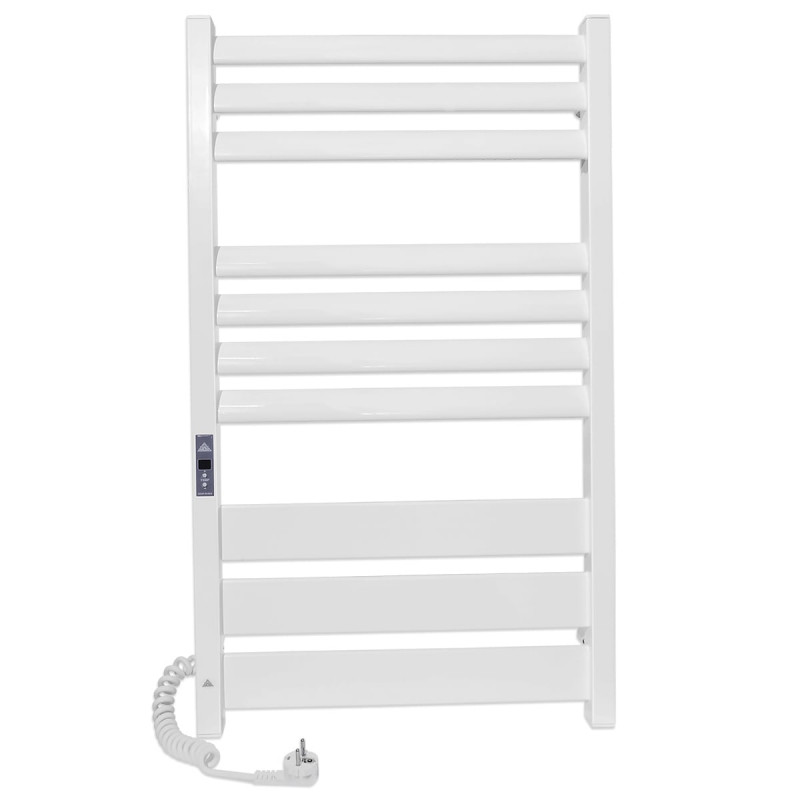 Электрический полотенцесушитель Laris ЗЕБРА ЛАВИНА ЧК10 500Х900 Э (подключение слева) белый 75201087