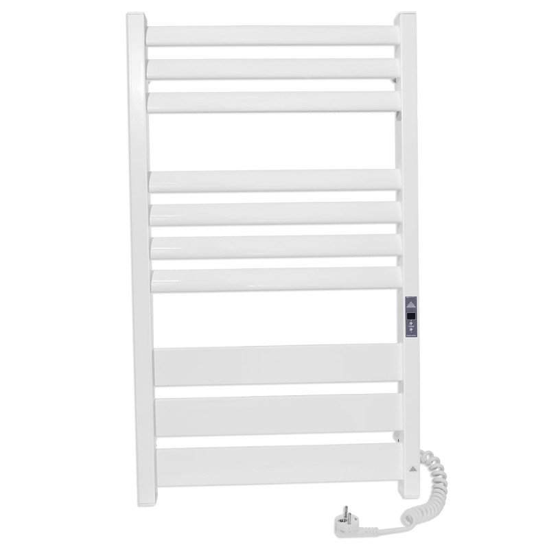 Электрический полотенцесушитель Laris ЗЕБРА ЛАВИНА ЧК10 500Х900 Э (подключение справа) белый 75201088