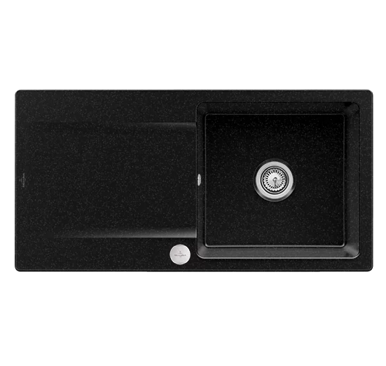 Мийка для кухні Villeroy & Boch Siluet 60 flat 98х49 см кераміка chromit 33362FJ0