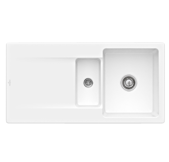 Мойка для кухни Villeroy & Boch Siluet 60 R flat 98х49 см керамика white alpin 33371FR1