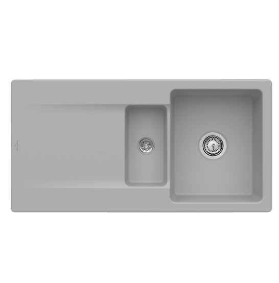 Мойка для кухни Villeroy & Boch Siluet 60 R flat 98х49 см керамика fossil 33371FKD