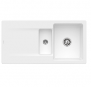 Мойка для кухни Villeroy & Boch Siluet 60 R flat 98х49 см керамика stone white 33371FRW