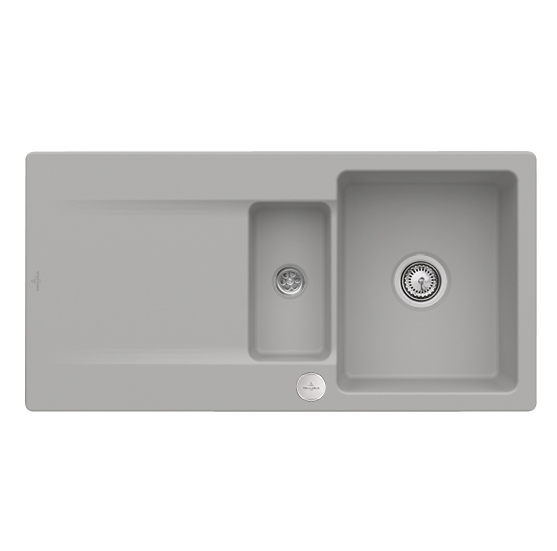 Мийка для кухні Villeroy & Boch Siluet 60 R flat 98х49 см кераміка fossil 33372FKD