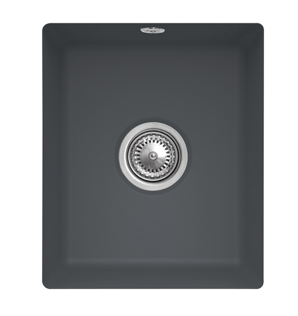 Мойка для кухни Villeroy & Boch Subway 45 SU 37,5х44 см под столешницу керамика graphite 332402i4
