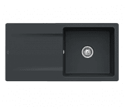 Мойка для кухни Villeroy & Boch Siluet 60 flat 98х49 см керамика ebony 33361FS5