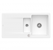 Мойка для кухни Villeroy & Boch Siluet 60 R flat 98х49 см керамика white alpin 33372FR1