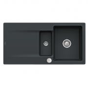 Мийка для кухні Villeroy & Boch Siluet 60 R flat 98х49 см кераміка ebony 33372FS5
