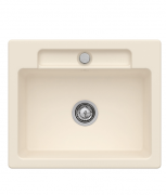 Мийка для кухні Villeroy & Boch Siluet 60 S flat 58х49 см кераміка ivory 33461FFU