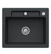 Мойка для кухни Villeroy & Boch Siluet 60 S flat 58х49 см керамика ebony 33462FS5