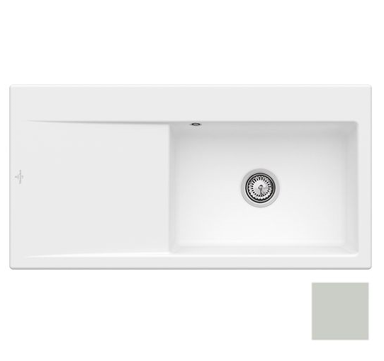 Мийка для кухні Villeroy & Boch Subway Style 60 Flat 98х49 см чаша справа кераміка steam 33611FSM
