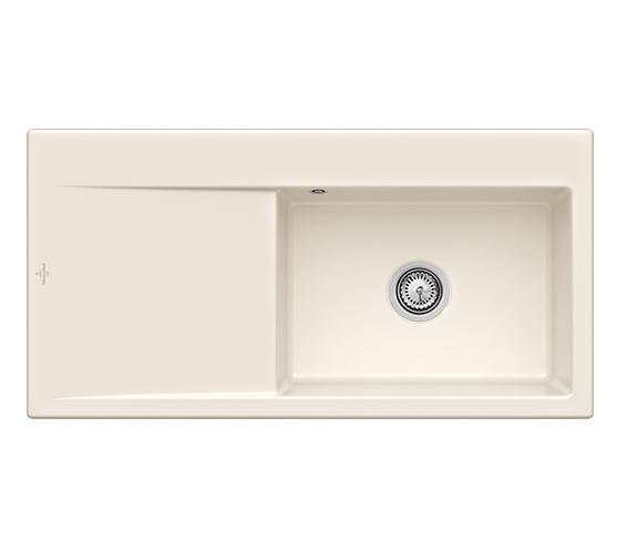Мойка для кухни Villeroy & Boch Subway Style 60 Flat 98х49 см чаша справа керамика crema 33612FKR