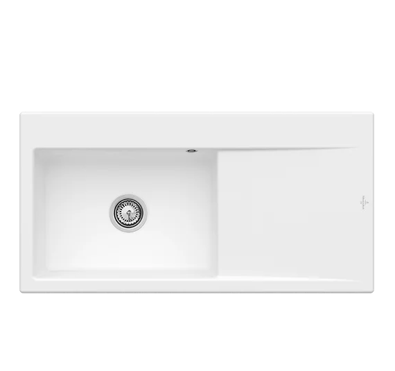 Мойка для кухни Villeroy & Boch Subway Style 60 Flat 98х49 см чаша слева керамика stone white 33621FRW