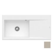 Мийка для кухні Villeroy & Boch Subway Style 60 Flat 98х49 см чаша зліва кераміка almond 33621FAM