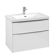 Тумба під раковину Villeroy & Boch Subway 3.0 підвісна біла C57400VE