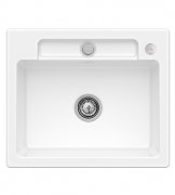 Мийка для кухні Villeroy & Boch Siluet 60 S flat 58х49 см кераміка white alpin 33462FR1