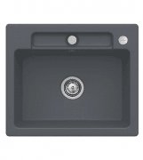 Мийка для кухні Villeroy & Boch Siluet 60 S flat 58х49 см кераміка graphite 33462Fi4