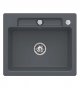 Мийка для кухні Villeroy & Boch Siluet 60 S flat 58х49 см кераміка graphite 33462Fi4