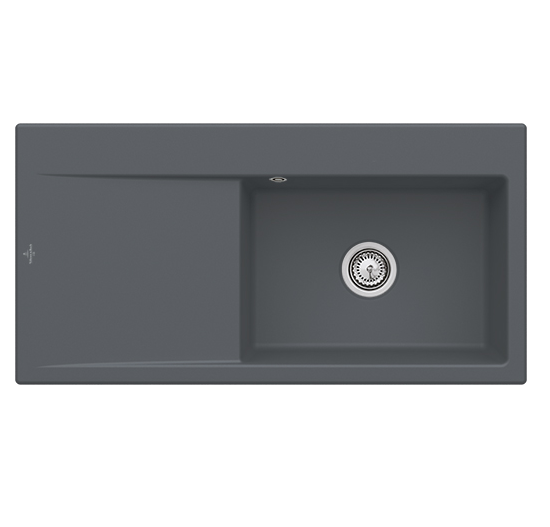 Мойка для кухни Villeroy & Boch Subway Style 60 Flat 98х49 см чаша справа керамика graphite 33612Fi4