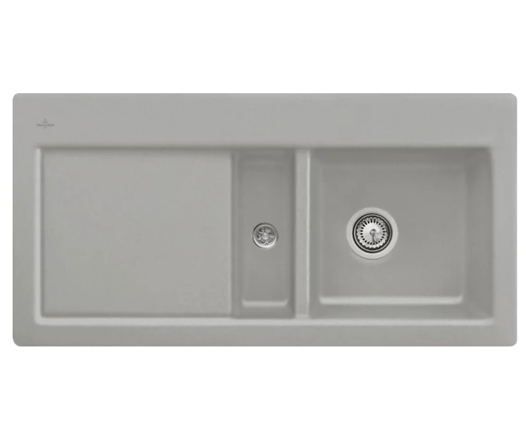 Мойка для кухни Villeroy & Boch Subway 60 Flat 96,5х47,5 см чаша справа керамика fossil 67121FKD