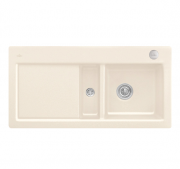 Мийка для кухні Villeroy & Boch Subway 60 Flat 96,5х47,5 см чаша справа кераміка crema 67122FKR
