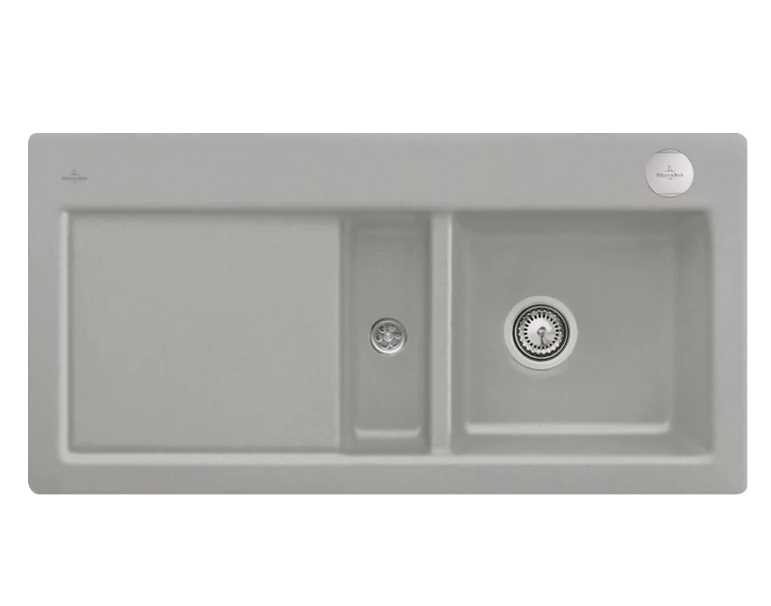 Мийка для кухні Villeroy & Boch Subway 60 Flat 96,5х47,5 см чаша справа кераміка fossil 67122FKD