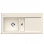 Мойка для кухни Villeroy & Boch Subway 60 Flat 96,5х47,5 см чаша слева керамика crema 67701FKR