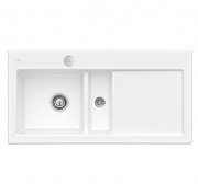 Мойка для кухни Villeroy & Boch Subway 60 Flat 96,5х47,5 см чаша слева керамика white alpin 67702FR1