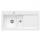 Мойка для кухни Villeroy & Boch Subway 60 Flat 96,5х47,5 см чаша слева керамика stone white 67702FRW
