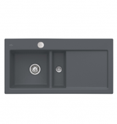 Мойка для кухни Villeroy & Boch Subway 60 Flat 96,5х47,5 см чаша слева керамика graphite 67702Fi4