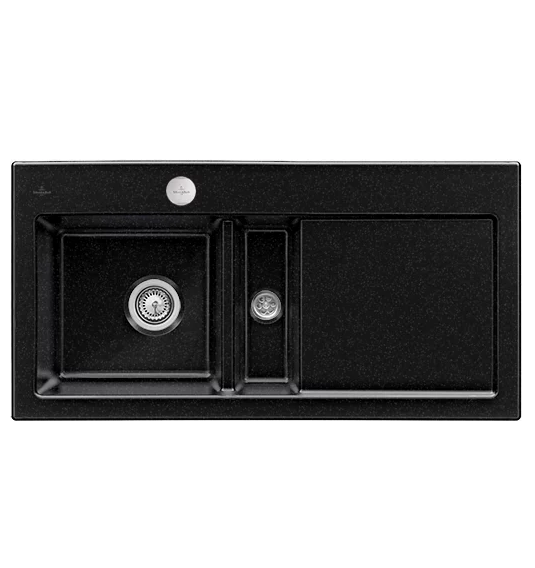 Мийка для кухні Villeroy & Boch Subway 60 Flat 96,5х47,5 см чаша зліва кераміка chromit 67702FJ0