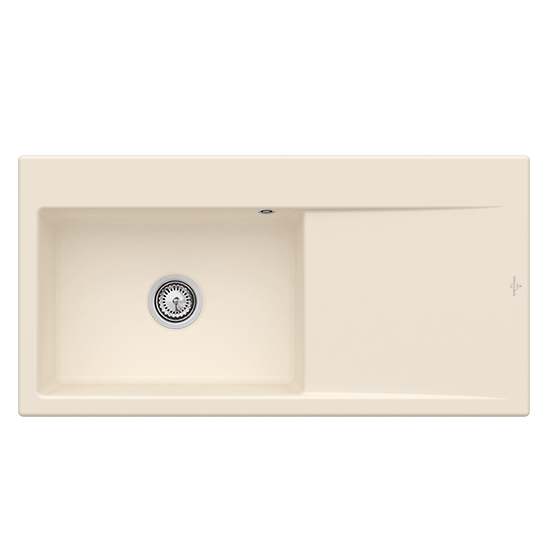 Мойка для кухни Villeroy & Boch Subway Style 60 Flat 98х49 см чаша слева керамика ivory 33622FFU