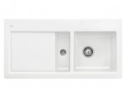 Мойка для кухни Villeroy & Boch Subway 60 Flat 96,5х47,5 см чаша справа керамика stone white 67121FRW