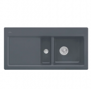 Мийка для кухні Villeroy & Boch Subway 60 Flat 96,5х47,5 см чаша справа кераміка graphite 67121Fi4
