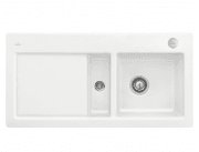 Мийка для кухні Villeroy & Boch Subway 60 Flat 96,5х47,5 см чаша справа кераміка stone white 67122FRW