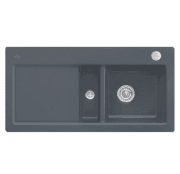 Мийка для кухні Villeroy & Boch Subway 60 Flat 96,5х47,5 см чаша справа кераміка graphite 67122Fi4