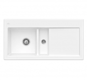 Мойка для кухни Villeroy & Boch Subway 60 Flat 96,5х47,5 см чаша слева керамика white alpin 67701FR1