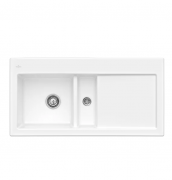 Мийка для кухні Villeroy & Boch Subway 60 Flat 96,5х47,5 см чаша зліва кераміка snow white 67701FKG