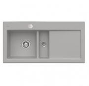 Мийка для кухні Villeroy & Boch Subway 60 Flat 96,5х47,5 см чаша зліва кераміка fossil 67702FKD