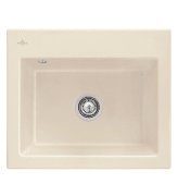 Мойка для кухни Villeroy & Boch Subway 60 S Flat 56,5х47,5 см керамика ivory 33091FFU