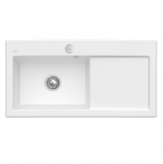 Мойка для кухни Villeroy & Boch Subway 60 XL 100х51 см чаша слева керамика stone white 671802RW
