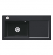 Мийка для кухні Villeroy & Boch Subway 60 XL 100х51 см чаша зліва кераміка ebony 671802S5