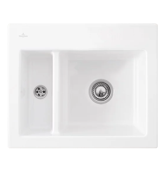 Мийка для кухні Villeroy & Boch Subway 60 XM 62х51 см кераміка white alpin 678001R1
