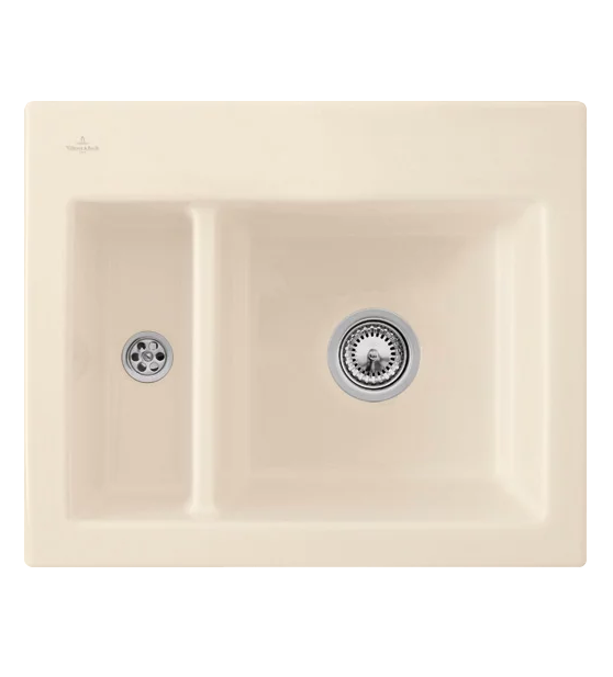 Мийка для кухні Villeroy & Boch Subway 60 XM 62х51 см кераміка ivory 678001FU